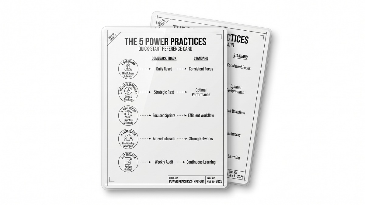 The 5 Power Practices Quick-Start Card