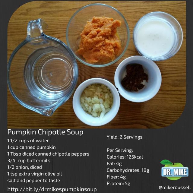 Instagram Pumpkin Chipotle Soup