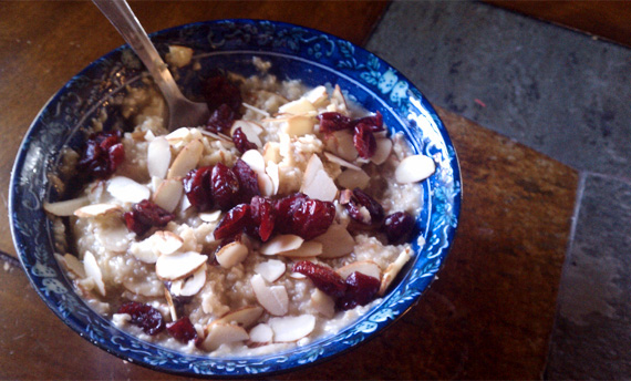cranberry-almond-oatmeal